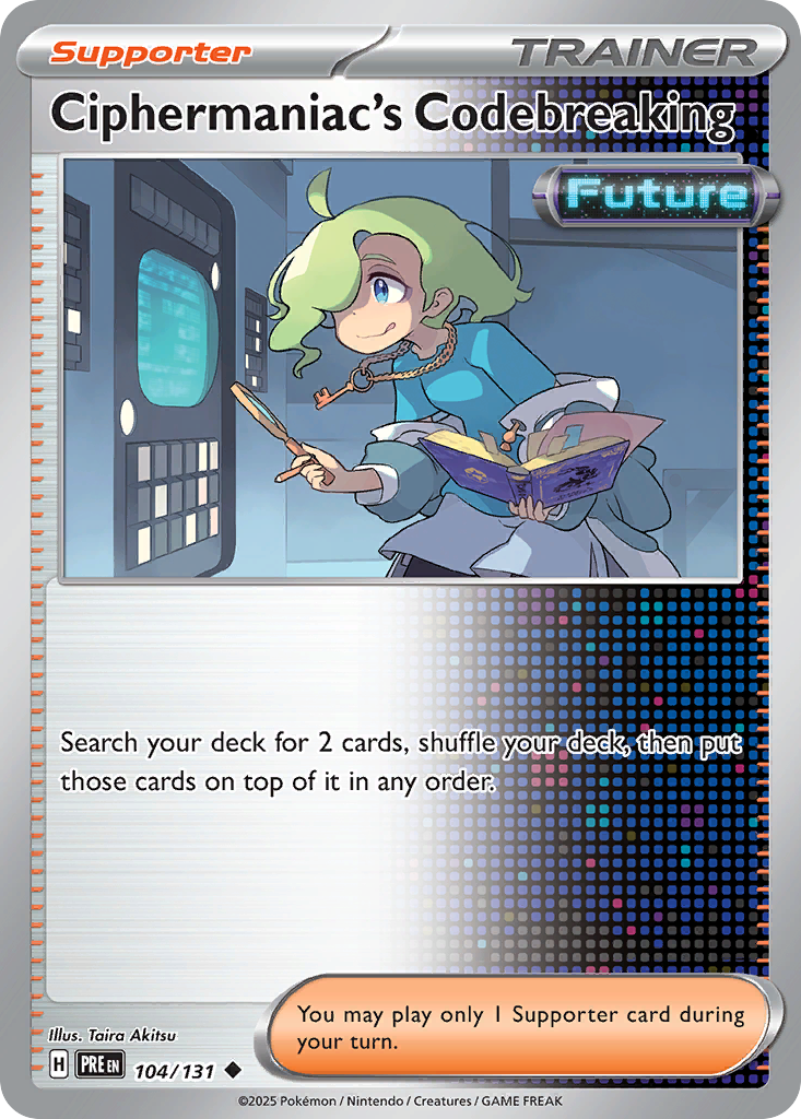 Ciphermaniac's Codebreaking Pokémon card
