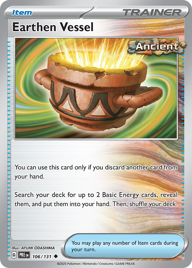 Earthen Vessel Pokémon card