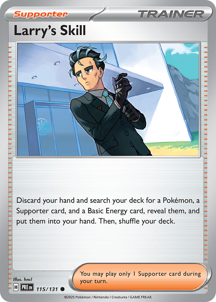 Larry's Skill Pokémon card