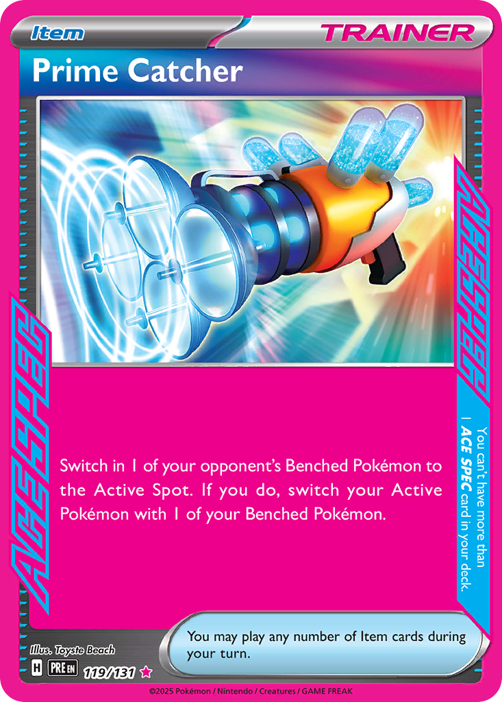 Prime Catcher Pokémon card