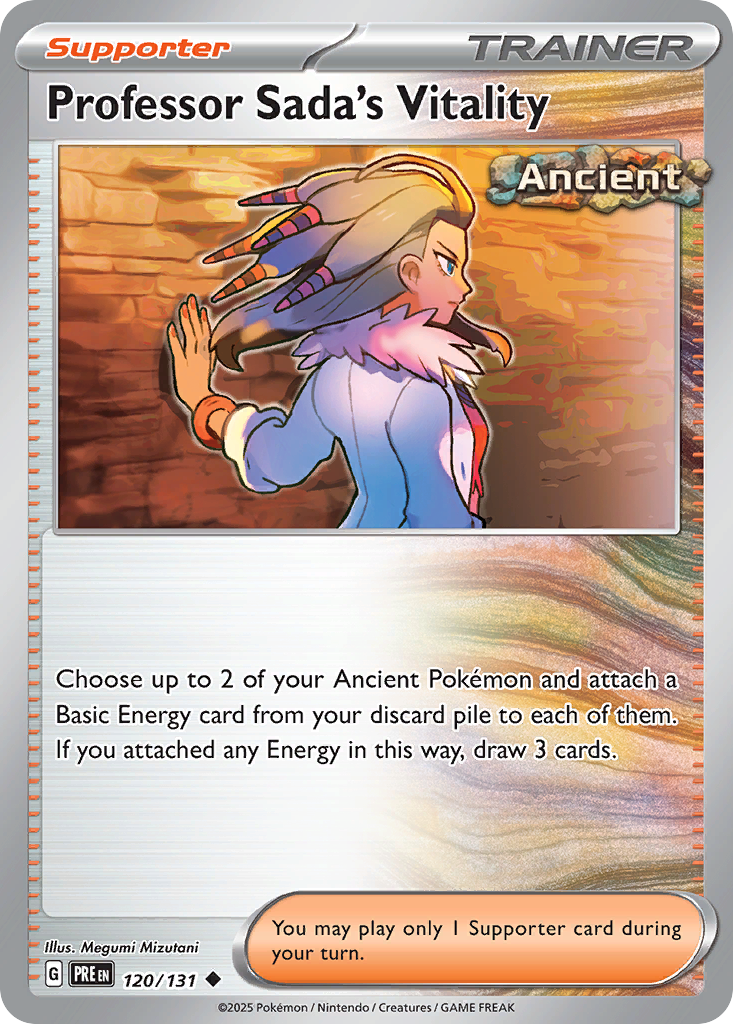 Professor Sada's Vitality Pokémon card