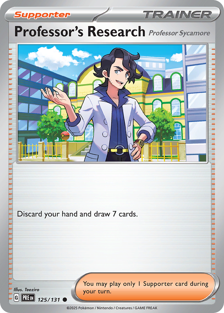 Professor's Research [Professor Sycamore] Pokémon card