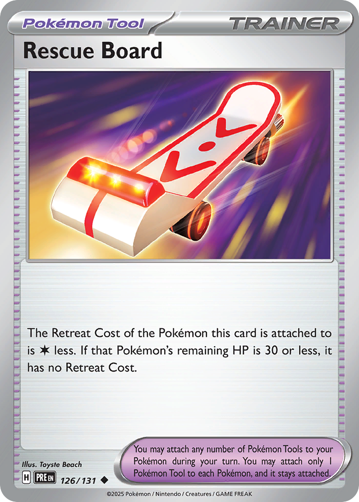Rescue Board Pokémon card