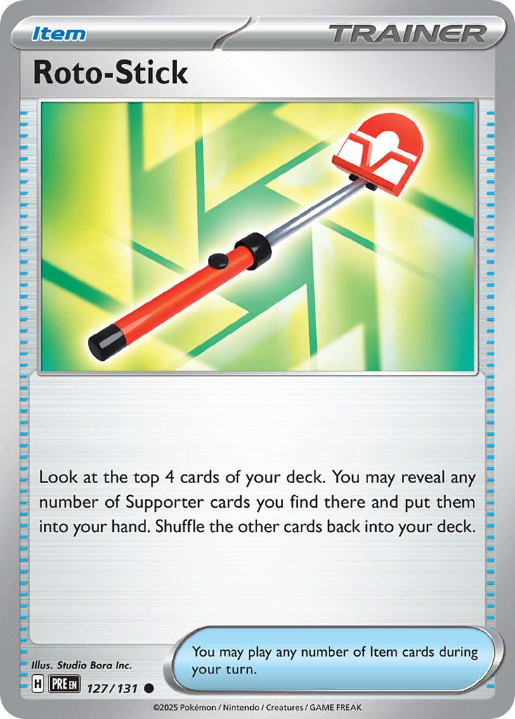 Roto-Stick Pokémon card