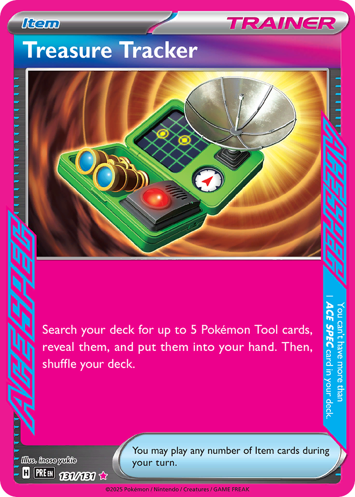 Treasure Tracker Pokémon card