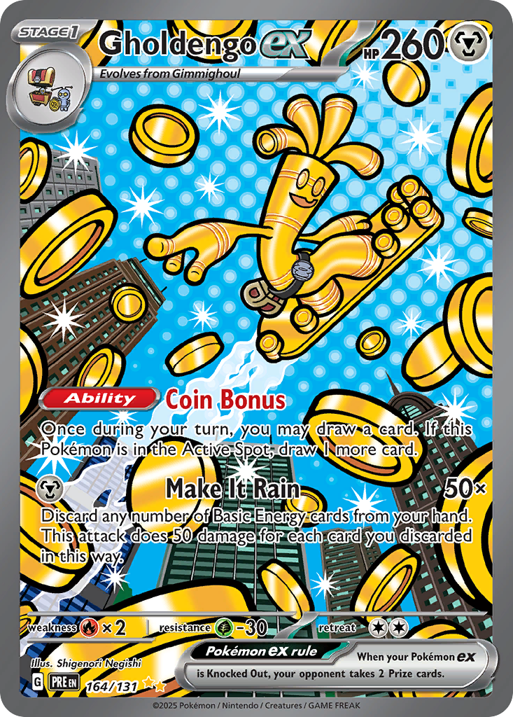 Gholdengo ex Pokémon card