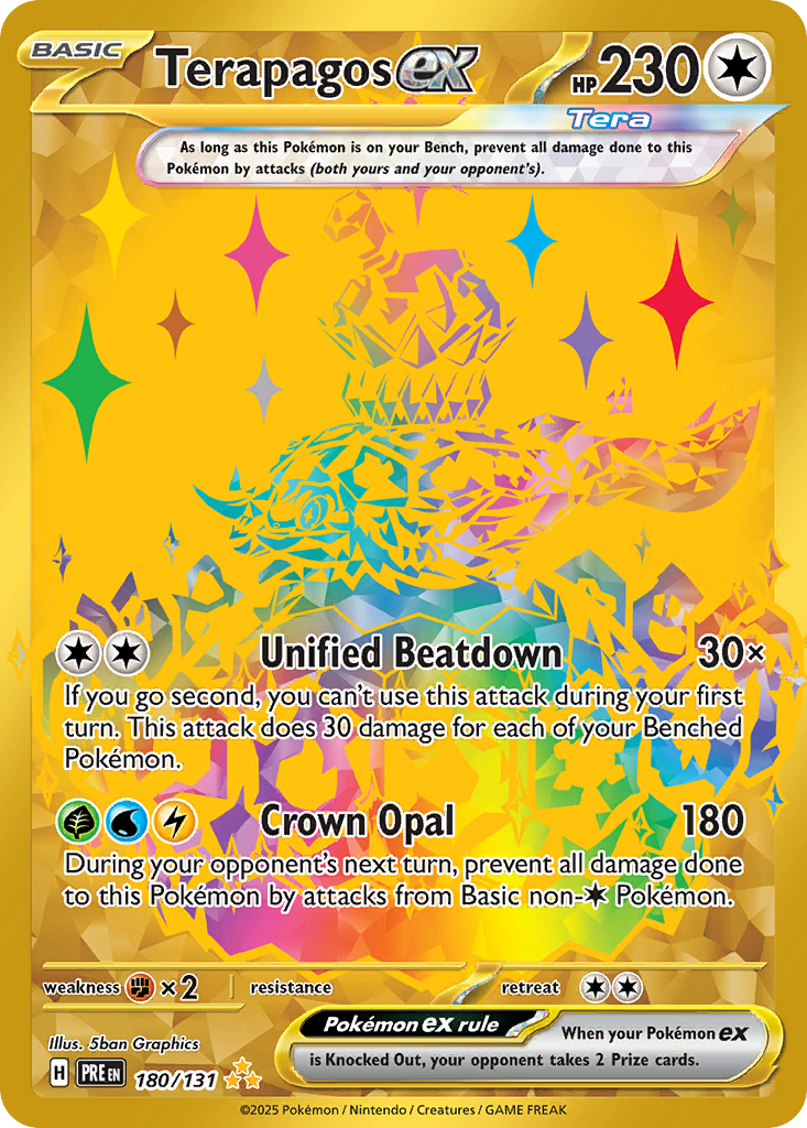 Terapagos ex Pokémon card