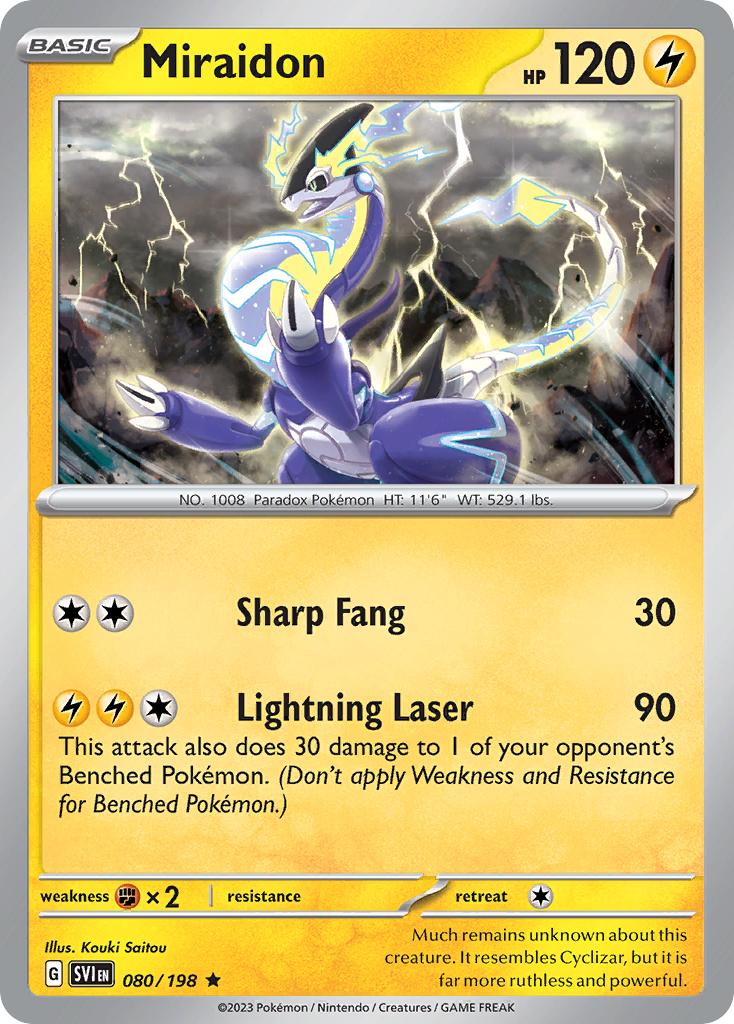 Miraidon Pokémon card