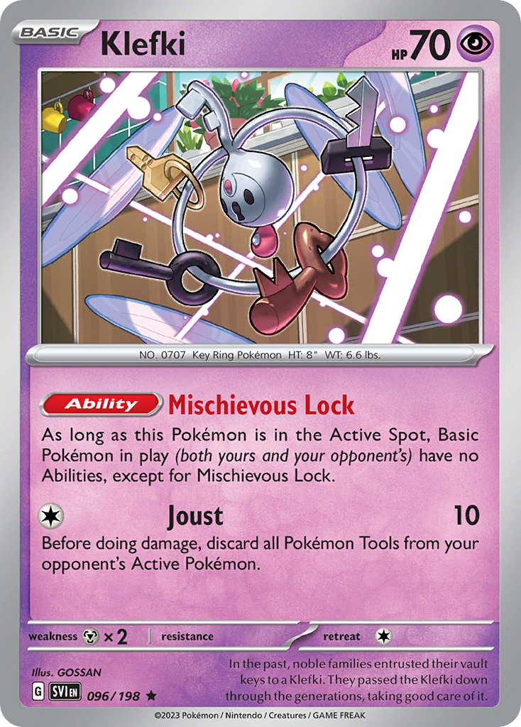 Klefki Pokémon card