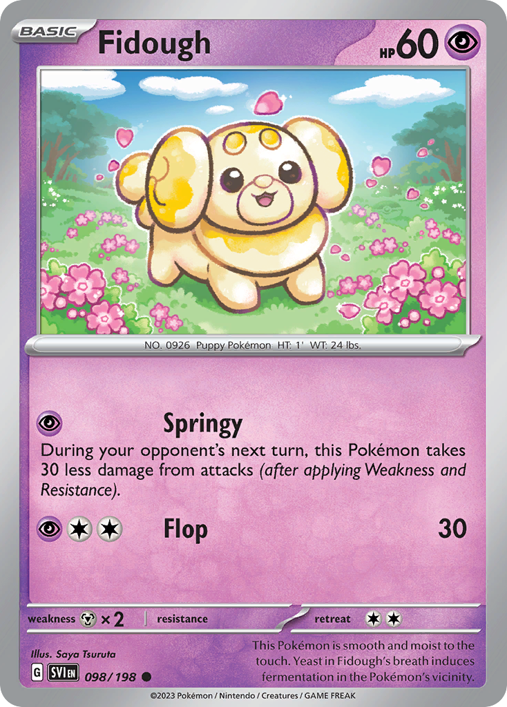 Fidough Pokémon card