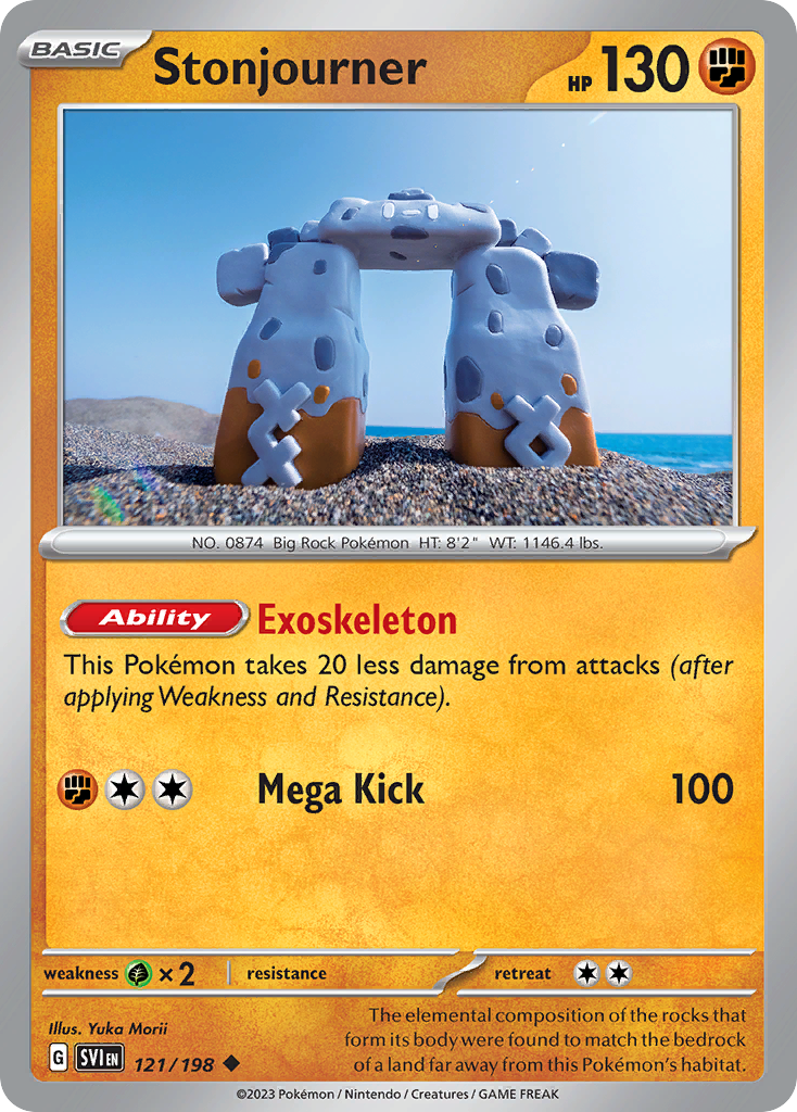 Stonjourner Pokémon card