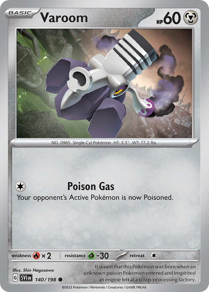Varoom Pokémon card