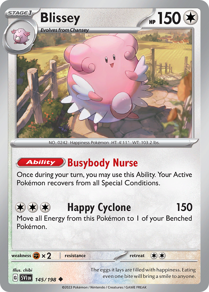 Blissey Pokémon card