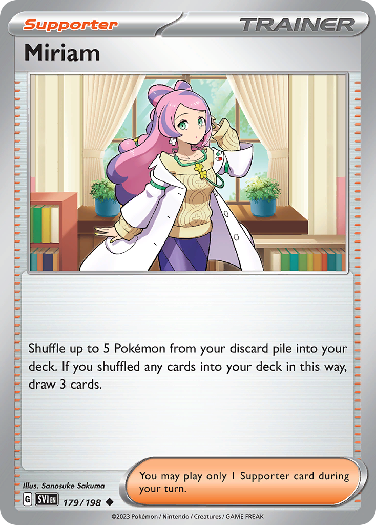Miriam Pokémon card