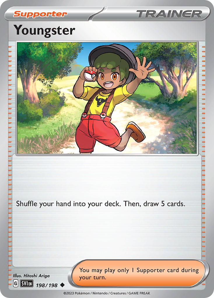 Youngster Pokémon card
