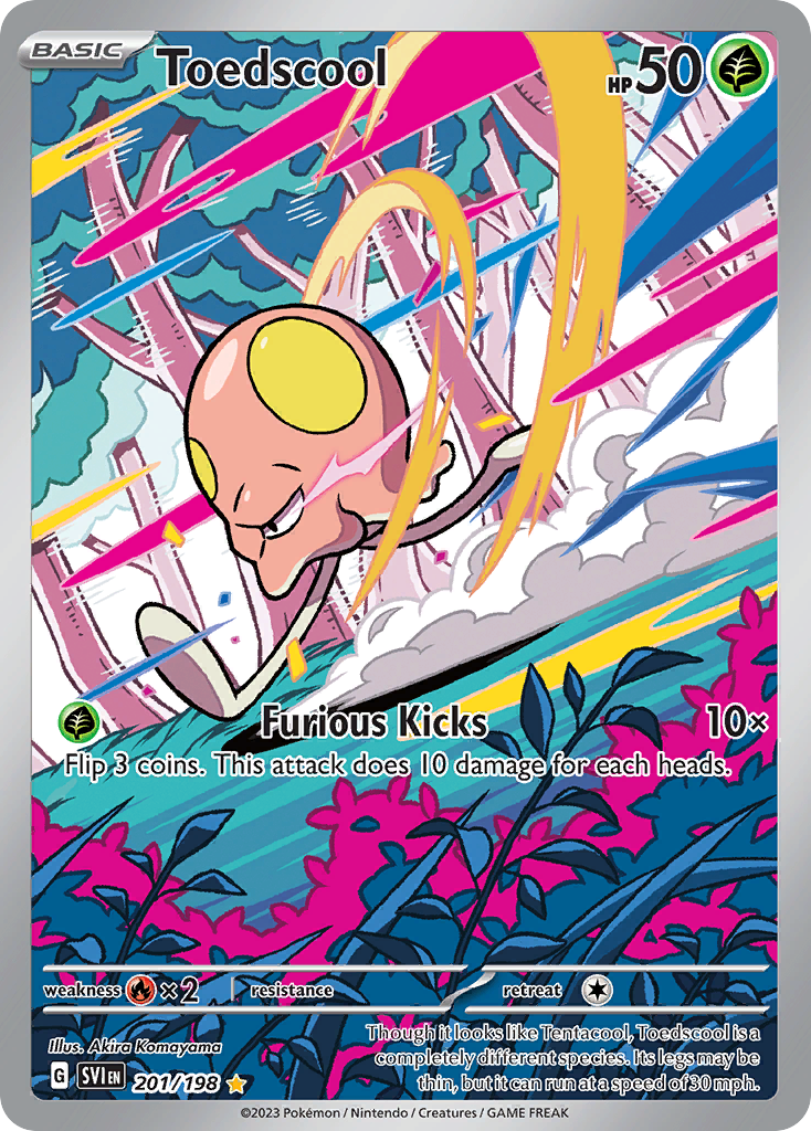 Toedscool Pokémon card