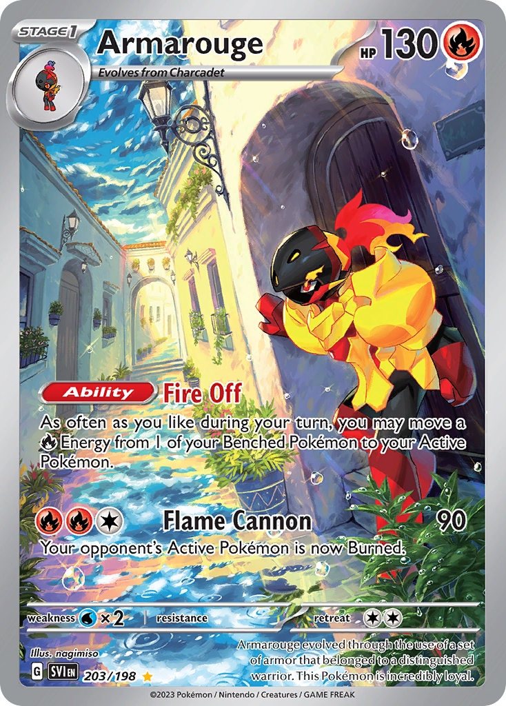 Armarouge Pokémon card