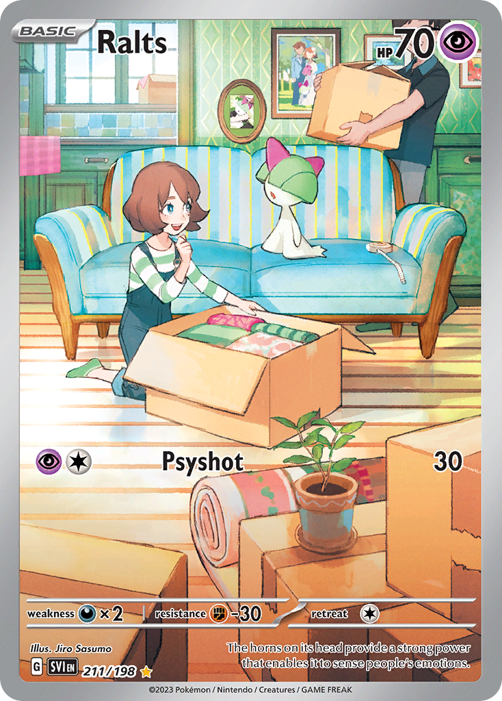 Ralts Pokémon card