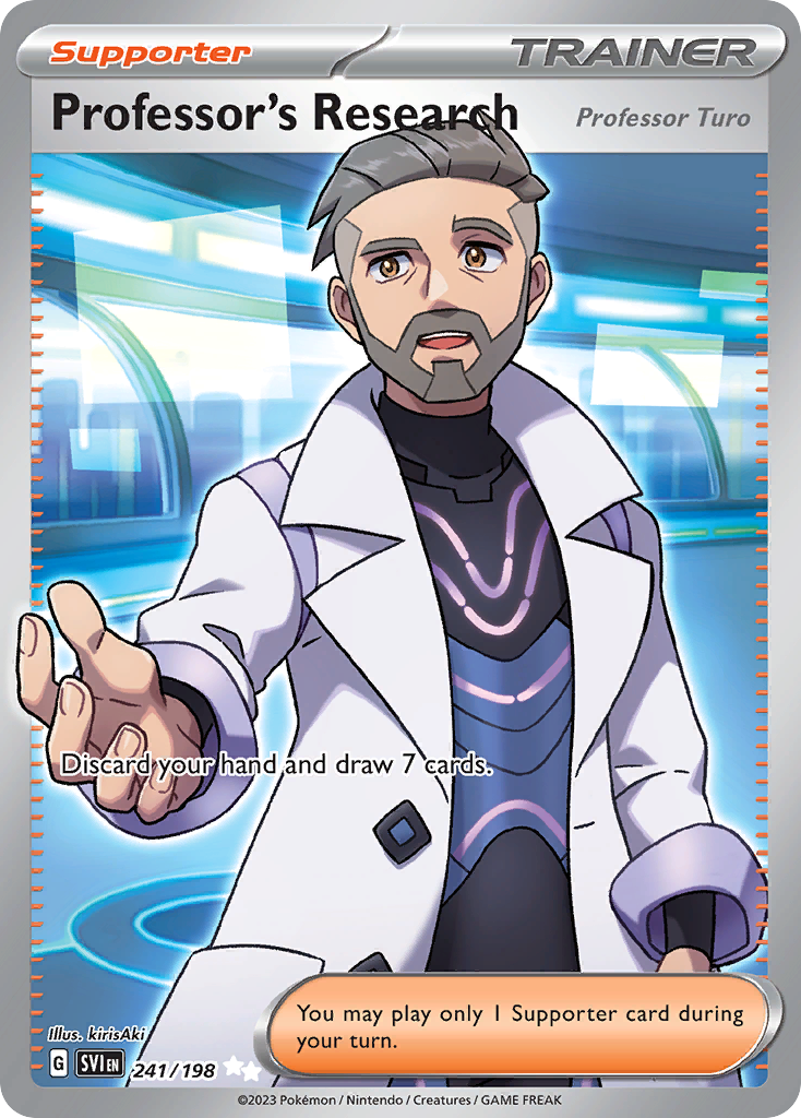 Professor's Research [Professor Turo] Pokémon card