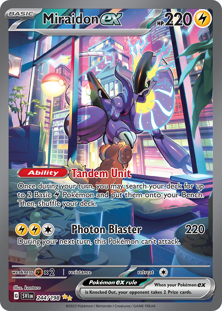 Miraidon ex Pokémon card