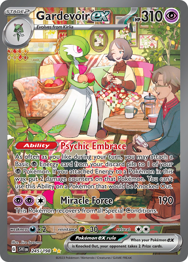 Gardevoir ex Pokémon card