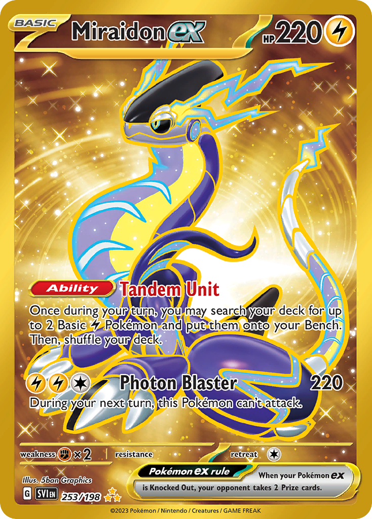 Miraidon ex Pokémon card