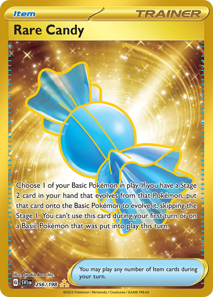 Rare Candy Pokémon card