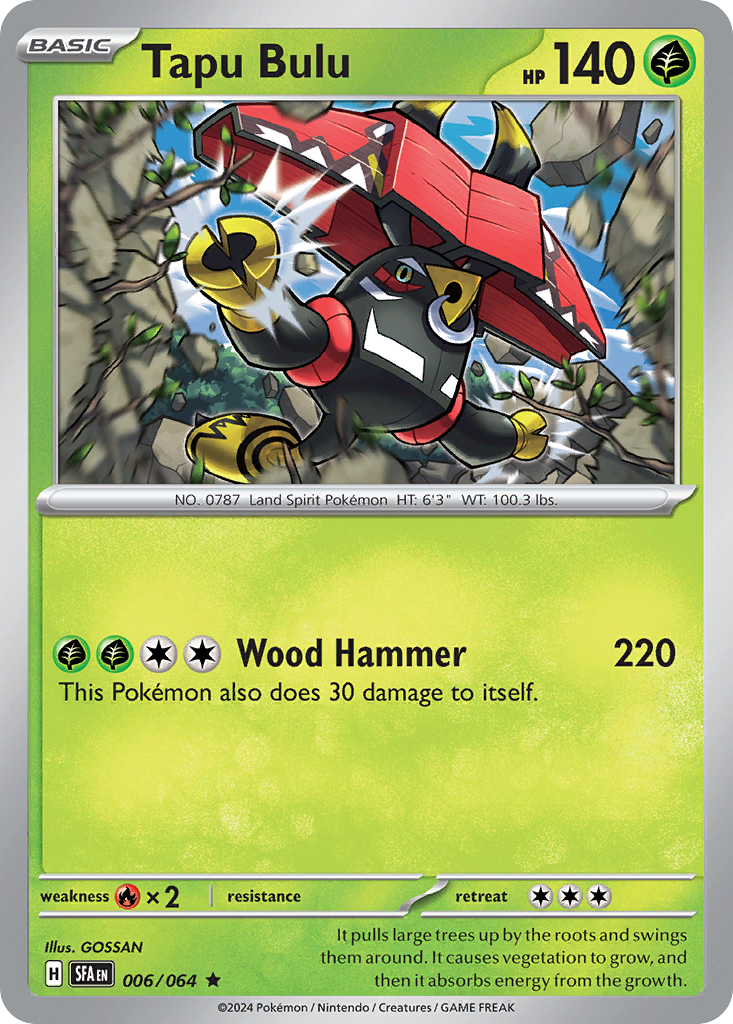 Tapu Bulu Pokémon card