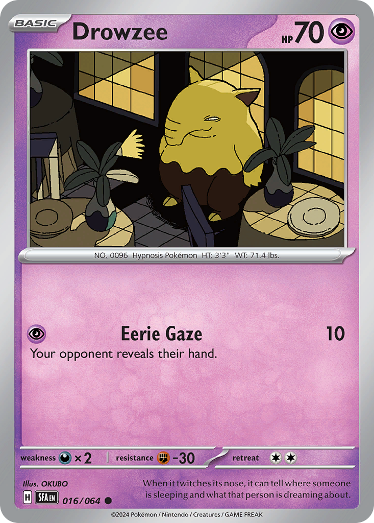 Drowzee Pokémon card