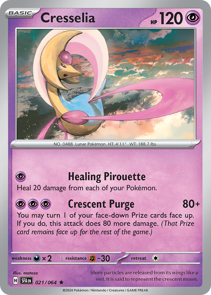 Cresselia Pokémon card