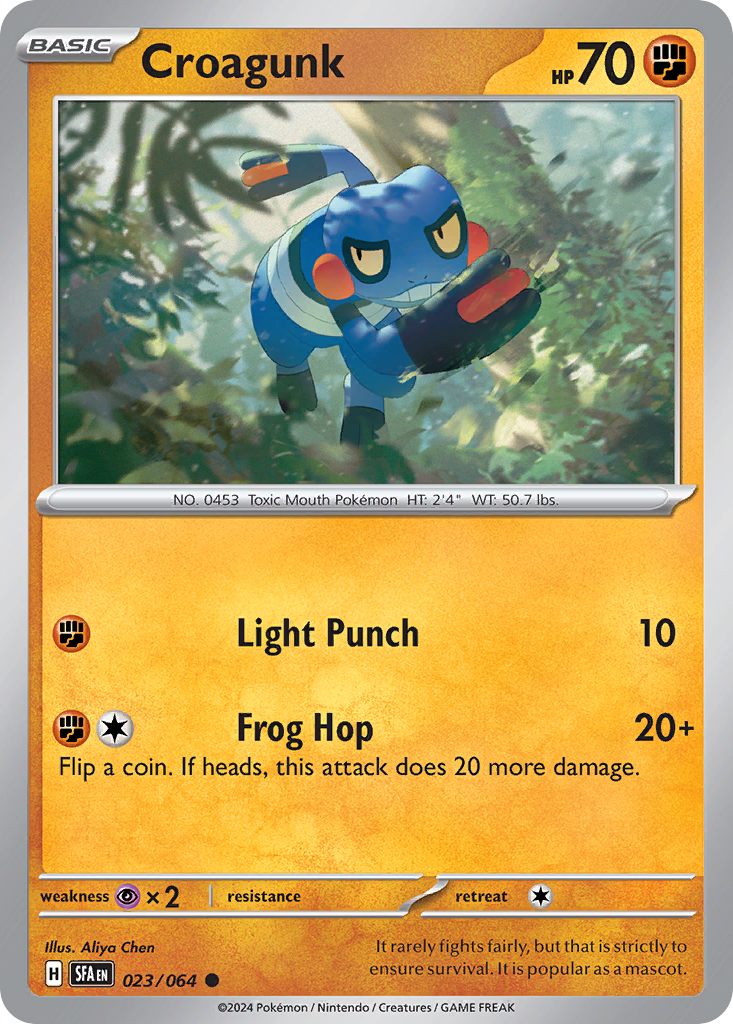 Croagunk Pokémon card
