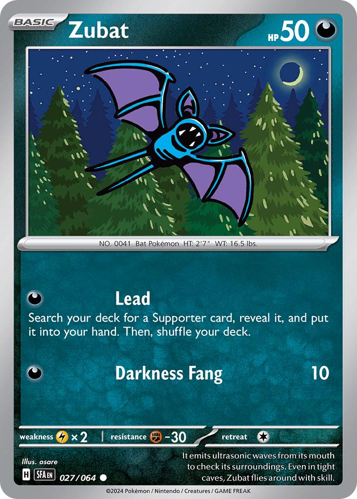 Zubat Pokémon card