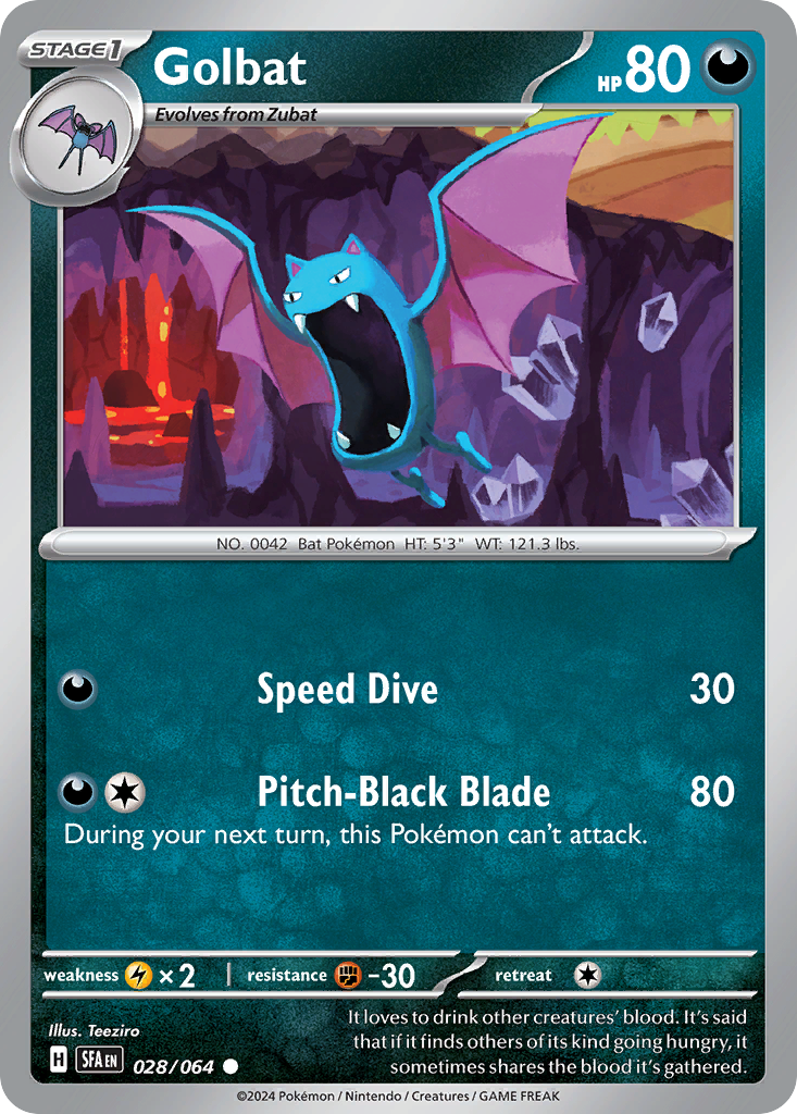 Golbat Pokémon card