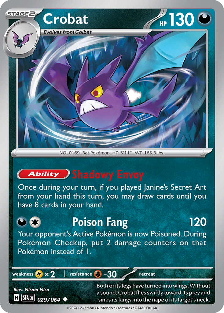 Crobat Pokémon card