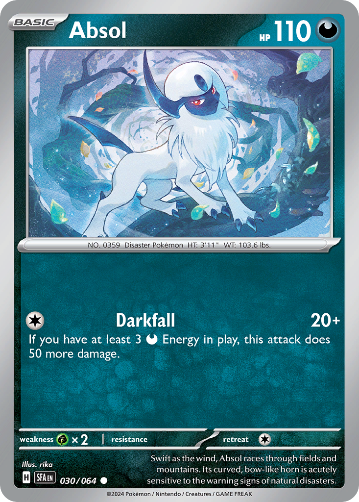 Absol Pokémon card