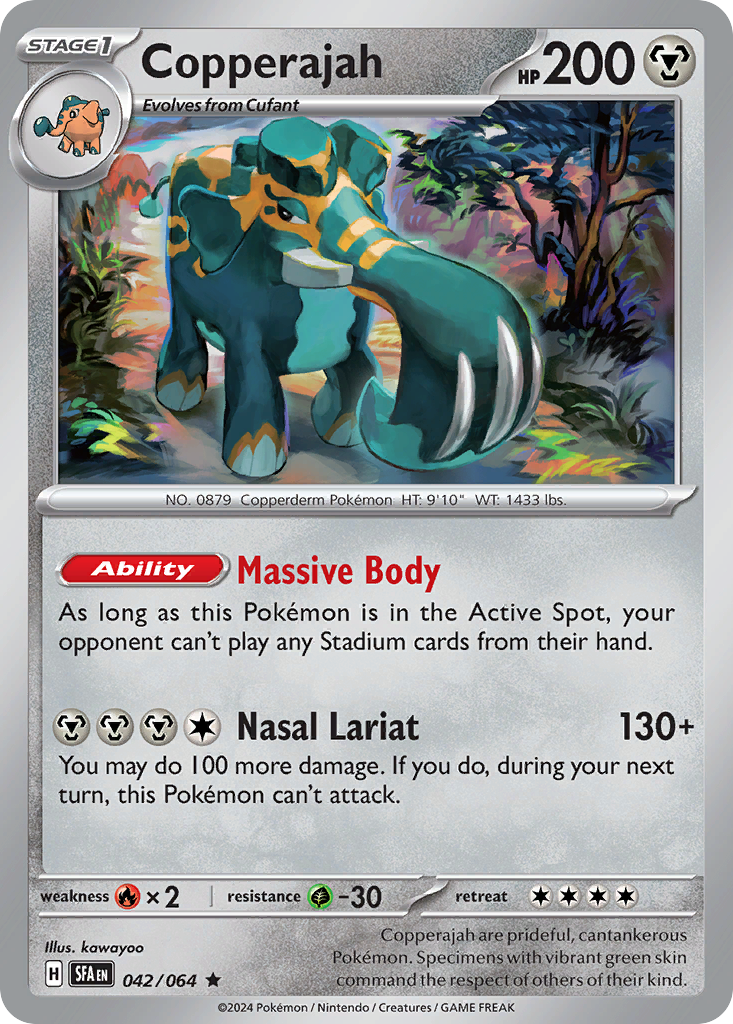 Copperajah Pokémon card