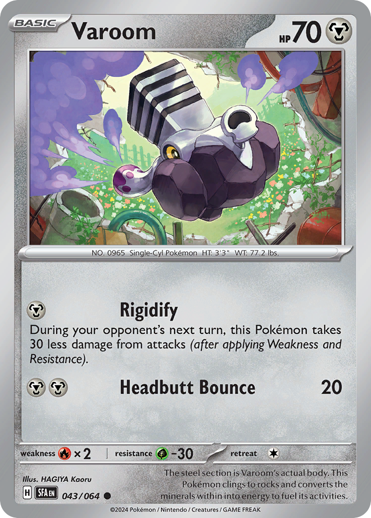 Varoom Pokémon card