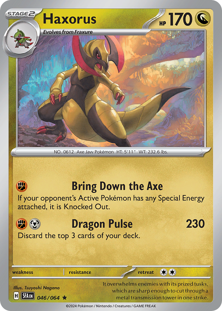 Haxorus Pokémon card