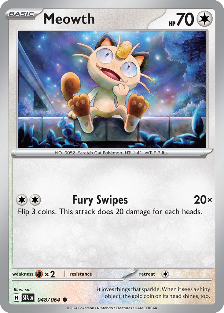 Meowth Pokémon card