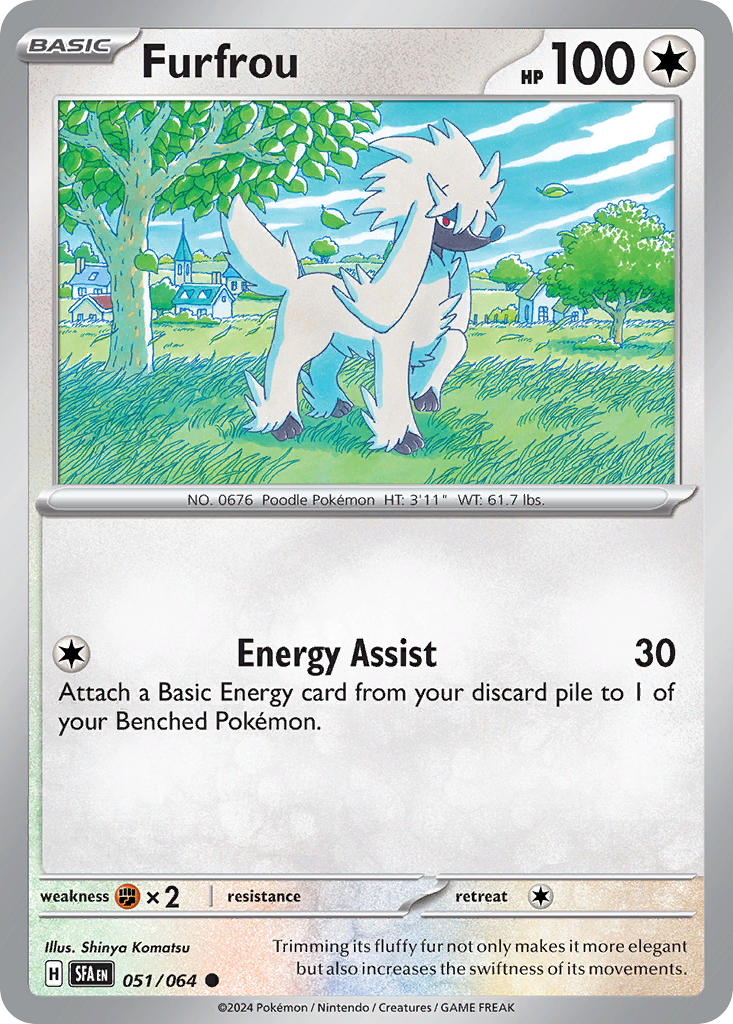 Furfrou Pokémon card