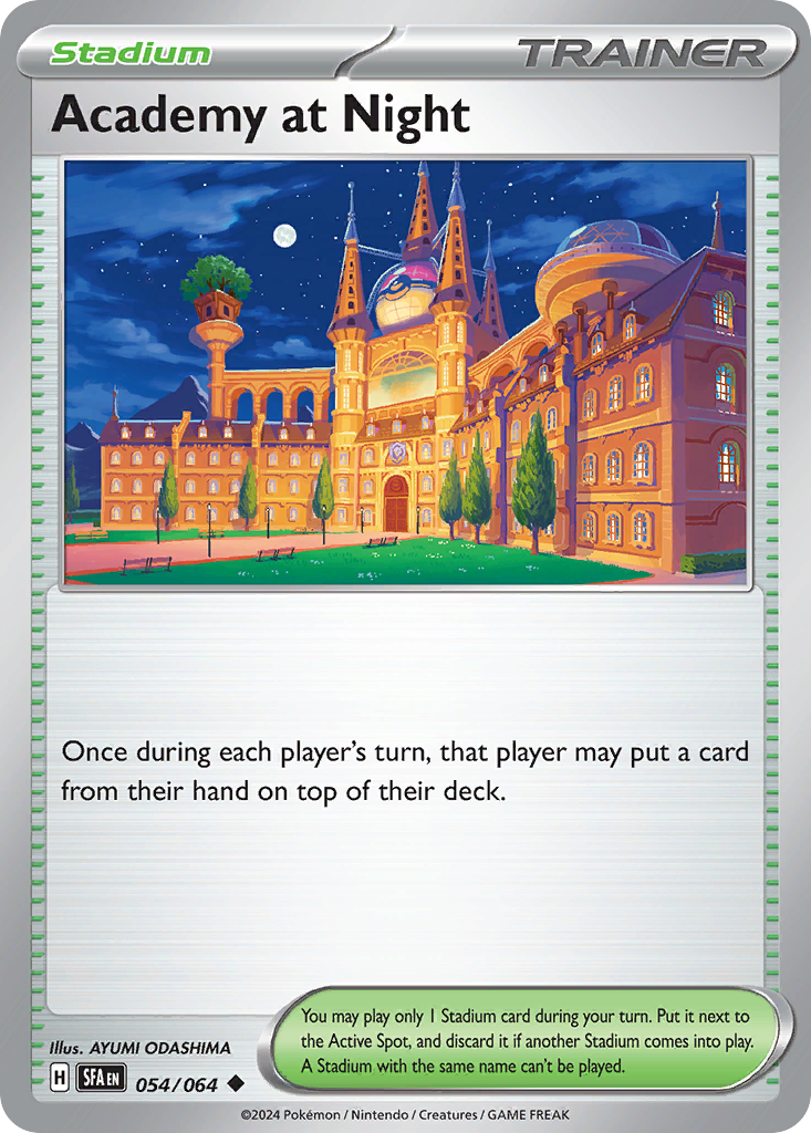 Academy at Night Pokémon card