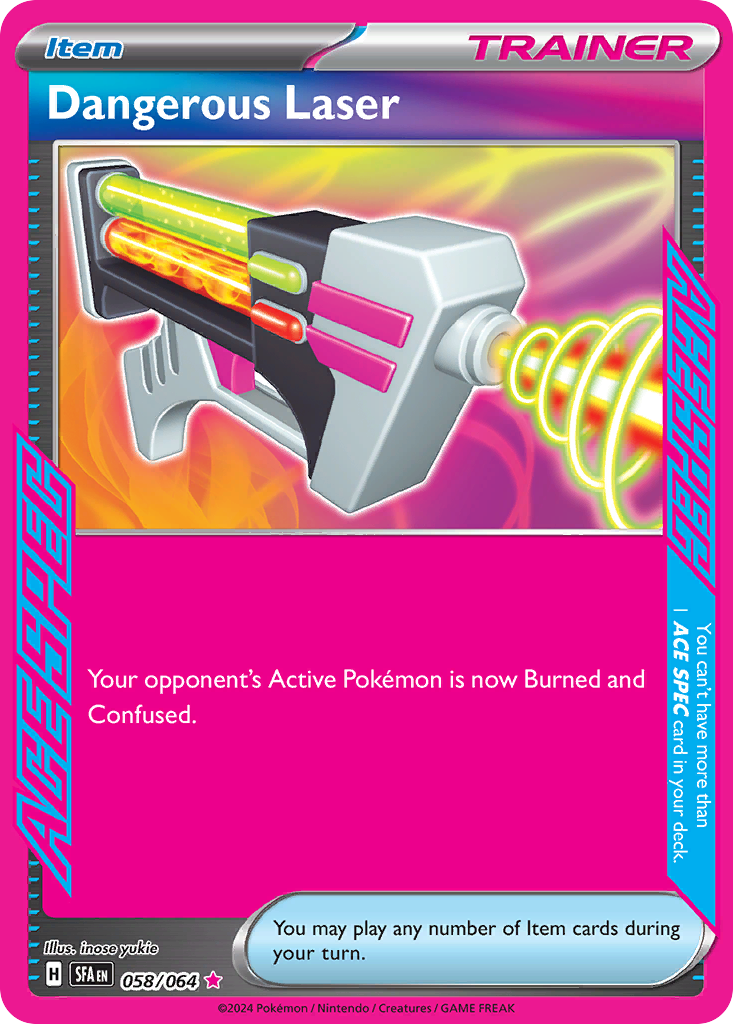 Dangerous Laser Pokémon card