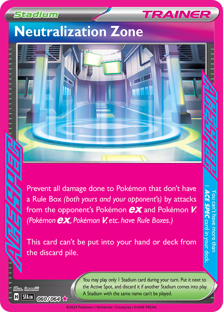 Neutralization Zone Pokémon card