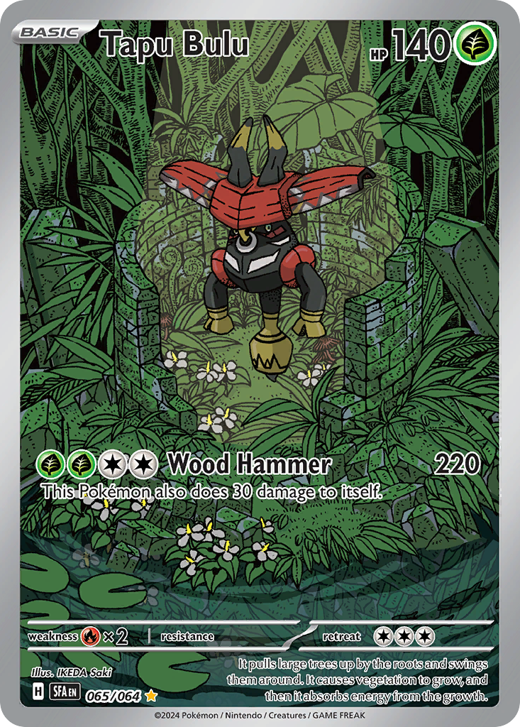 Tapu Bulu Pokémon card