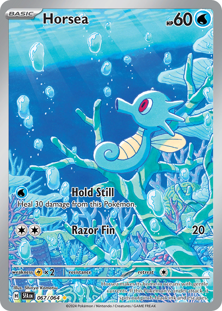 Horsea Pokémon card