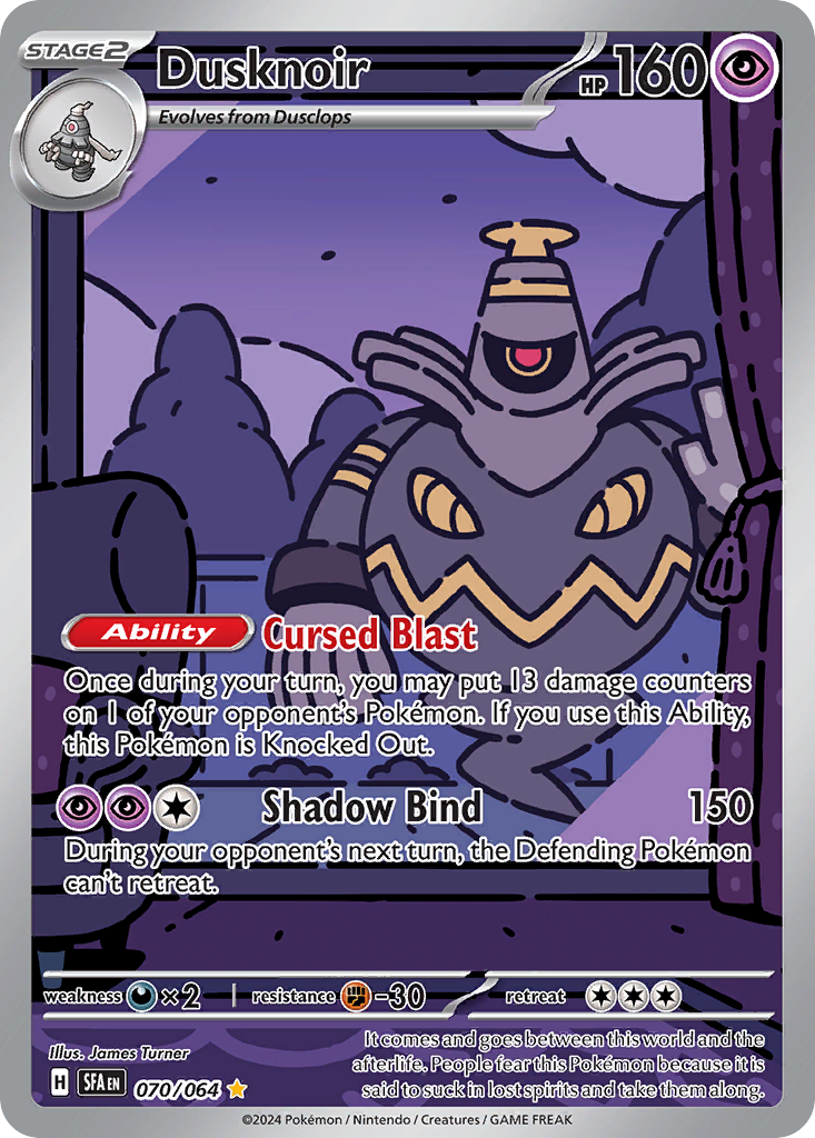 Dusknoir Pokémon card
