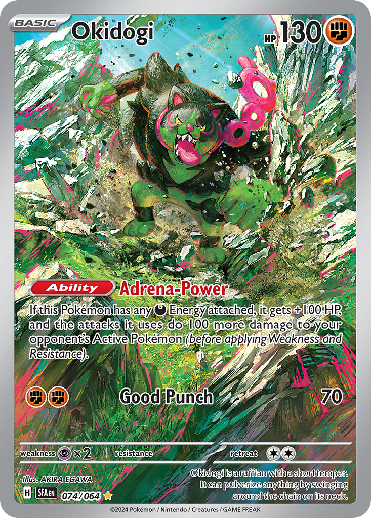 Okidogi Pokémon card