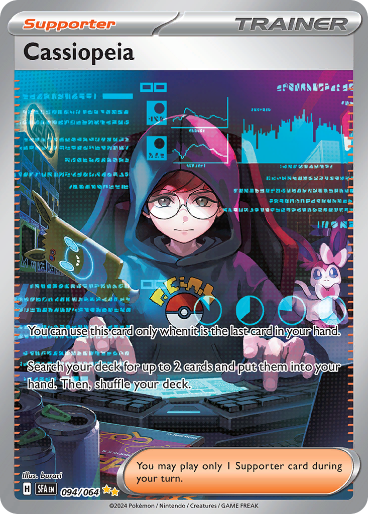 Cassiopeia Pokémon card