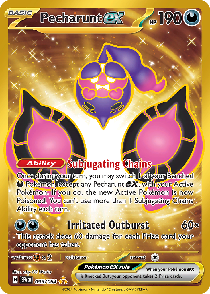Pecharunt ex Pokémon card