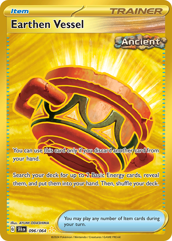 Earthen Vessel Pokémon card